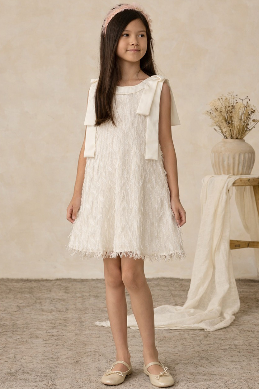 Little Noir Swan Dress (White) – Nino Atelier