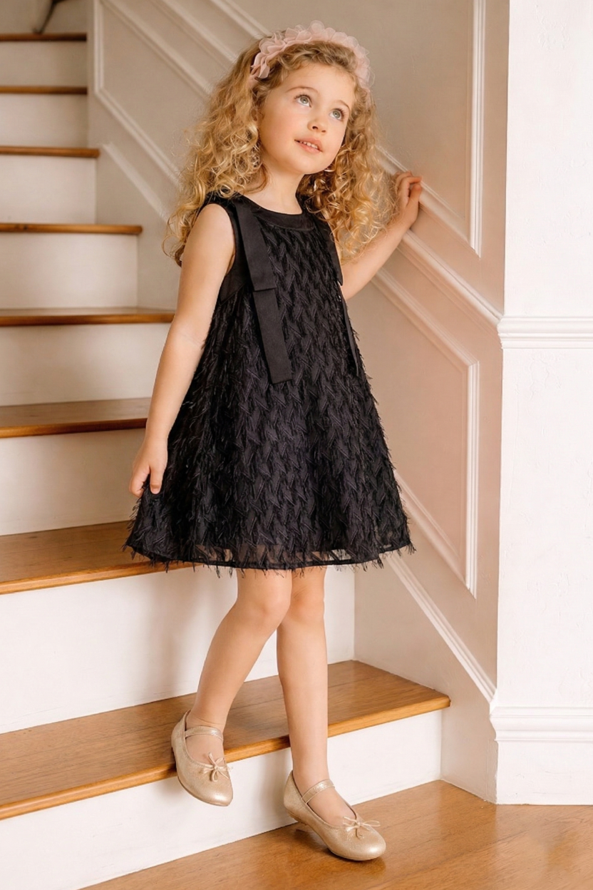 Little Noir Swan Dress (Black) – Nino Atelier