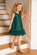 Emerald Sequin Dress